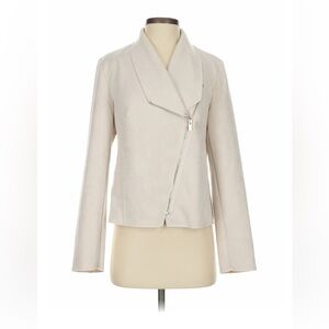 Tahari Ivory Asymmetrical Blazer
